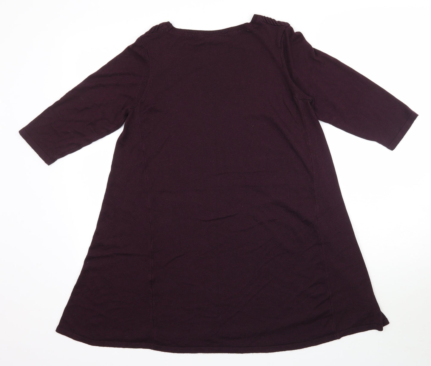 Womens UK Size S Wallis Purple Tunic Blouse