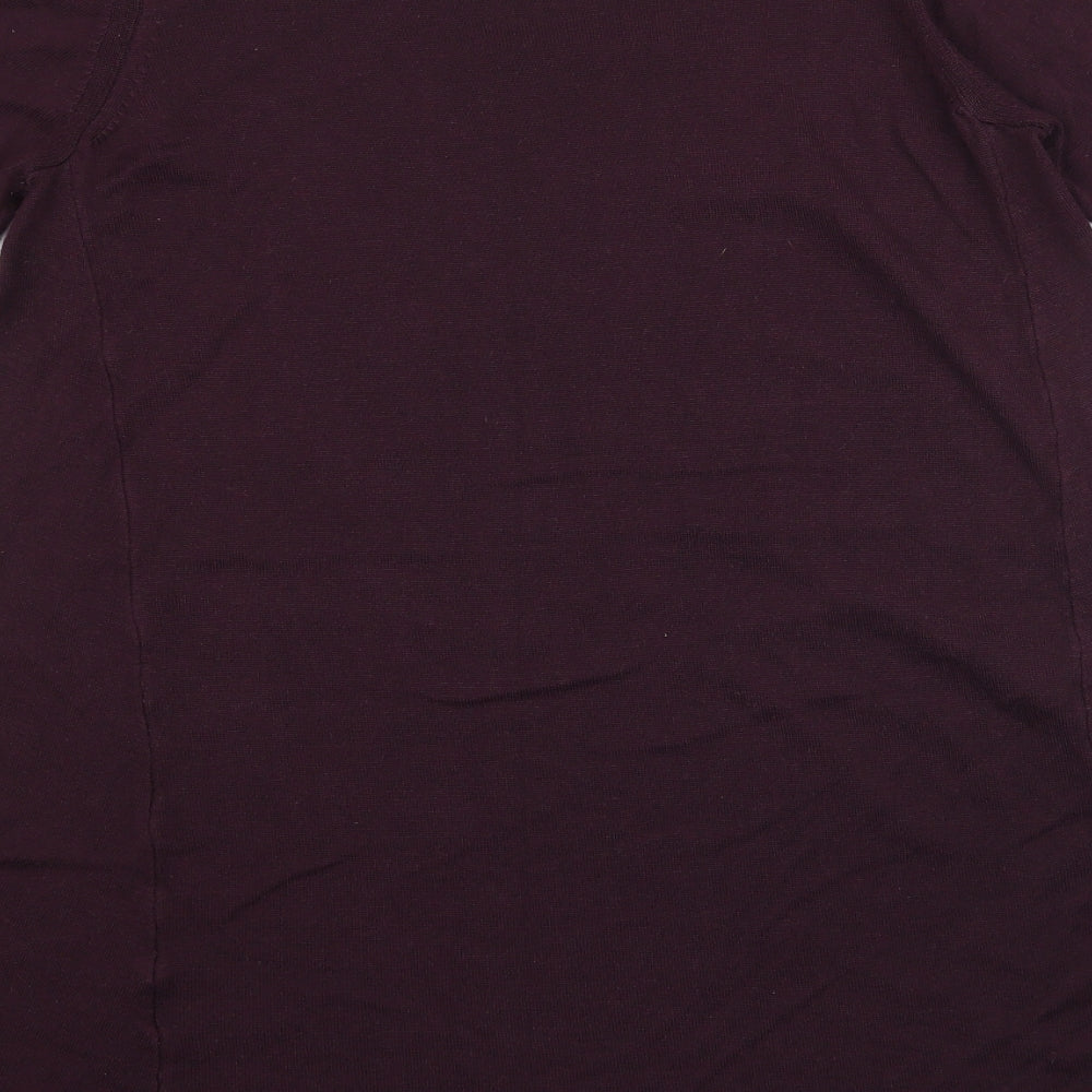 Womens UK Size S Wallis Purple Tunic Blouse
