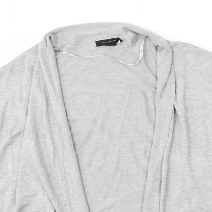 Primark Womens Grey  Knit Cardigan Jumper Size 10