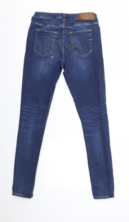 River Island Womens Blue  Denim Skinny Jeans Size S L32 in