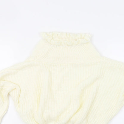 Womens UK Size S Preworn Ivory Pullover Jumper