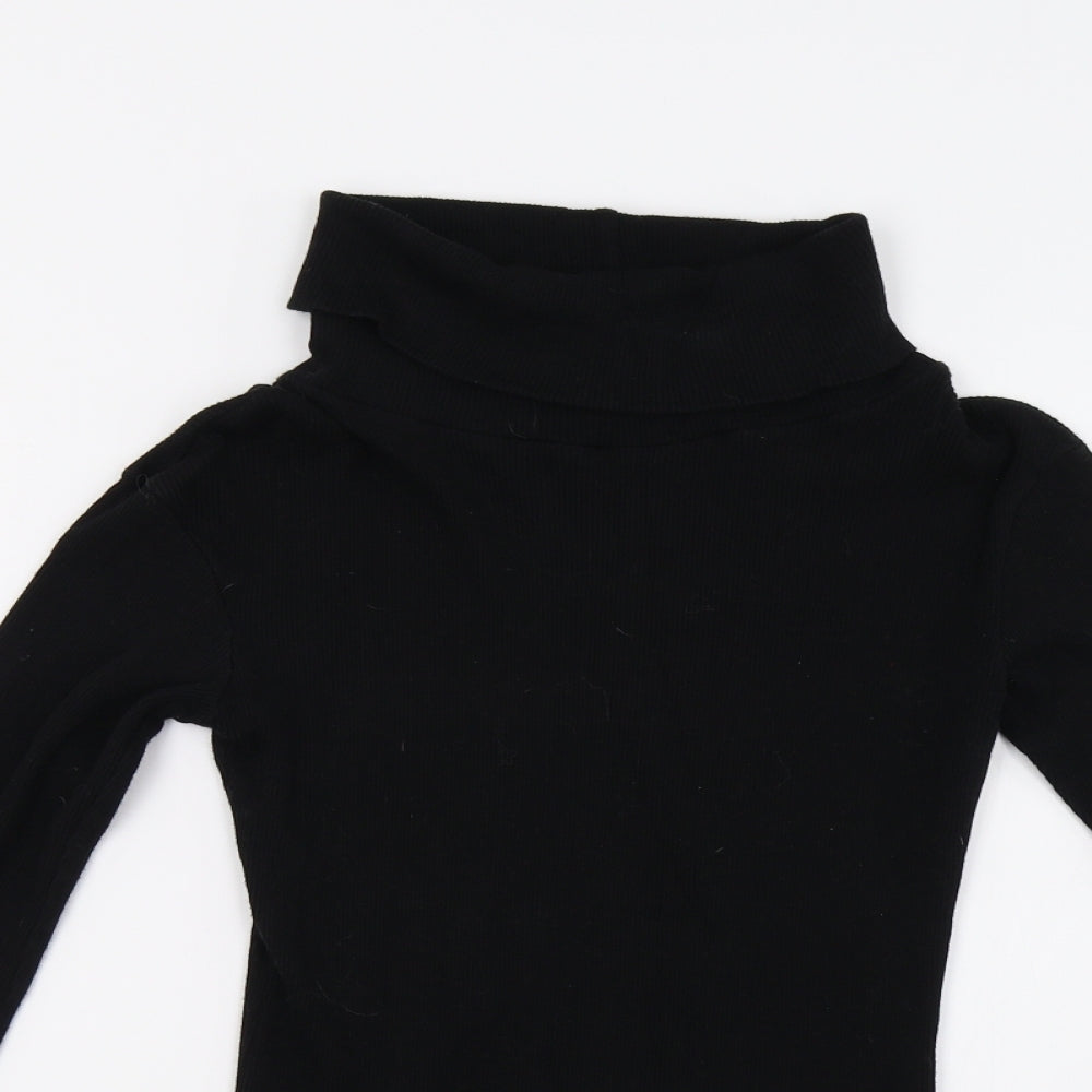 Womens UK Size M Preworn Black Pullover Jumper