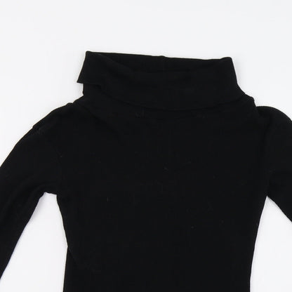 Womens UK Size M Preworn Black Pullover Jumper