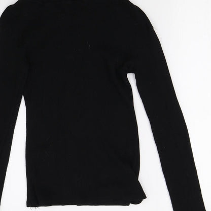 Womens UK Size M Preworn Black Pullover Jumper