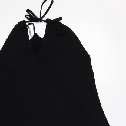 Boohoo Womens Black   Slip Dress  Size 12