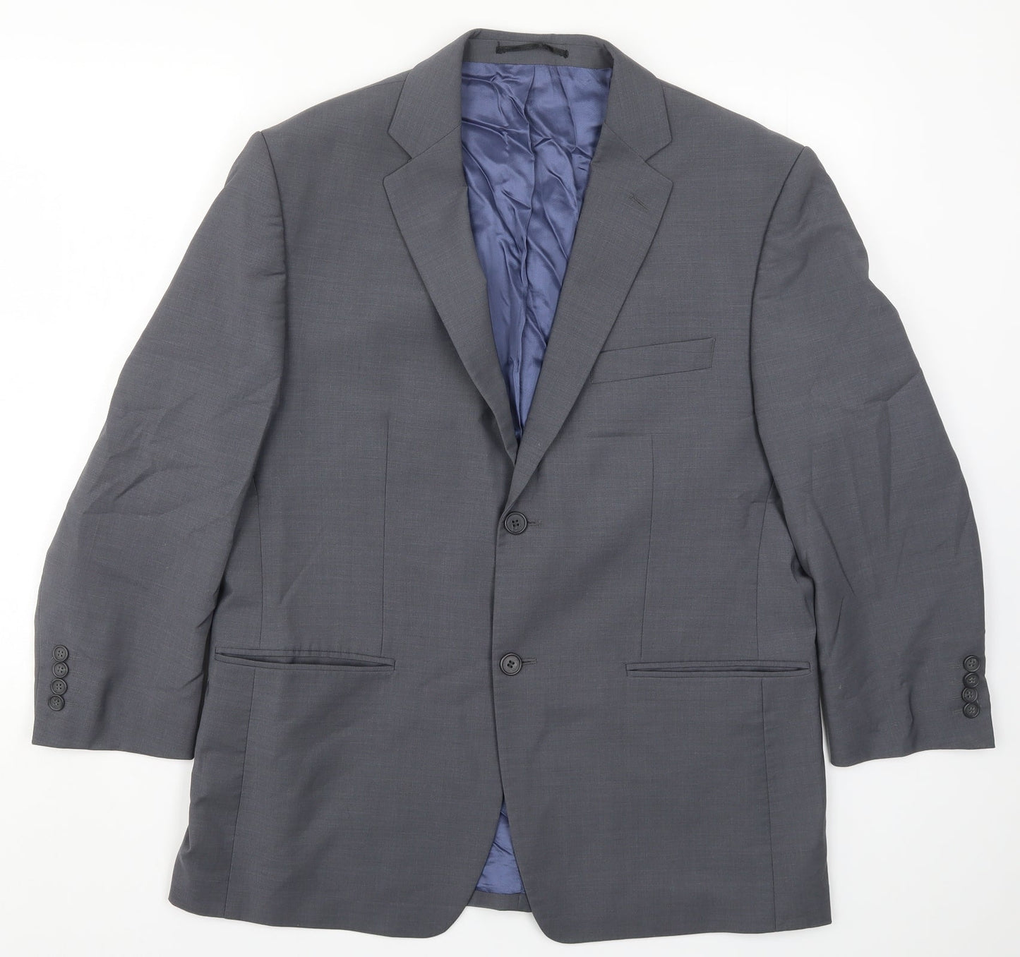 Mens UK Size 42 Greenwoods Regular Grey Suit Jacket