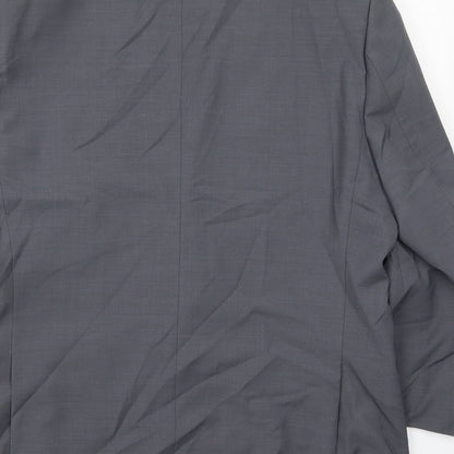 Mens UK Size 42 Greenwoods Regular Grey Suit Jacket