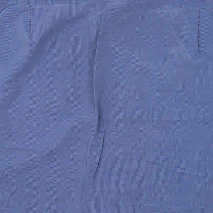 Mens UK Size XL EWM Blue  Button-Up Short Sleeve Casual Shirt