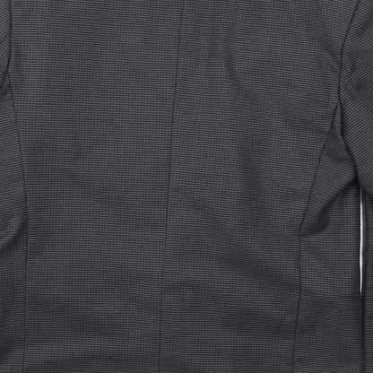 Mens UK Size 40 Preworn Regular Grey Suit Jacket