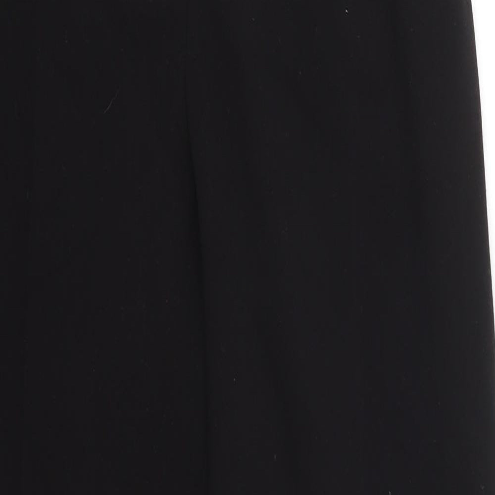 Womens UK Size 29 in Preworn Regular Fit  Black Trousers