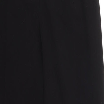 Womens UK Size 29 in Preworn Regular Fit  Black Trousers