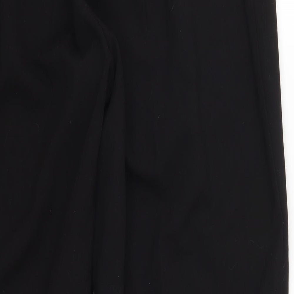 Womens UK Size 29 in Preworn Regular Fit  Black Trousers