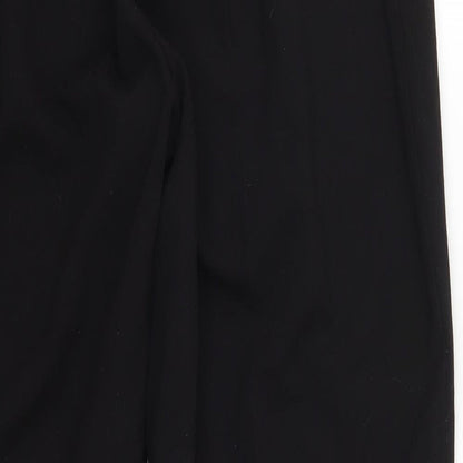 Womens UK Size 29 in Preworn Regular Fit  Black Trousers