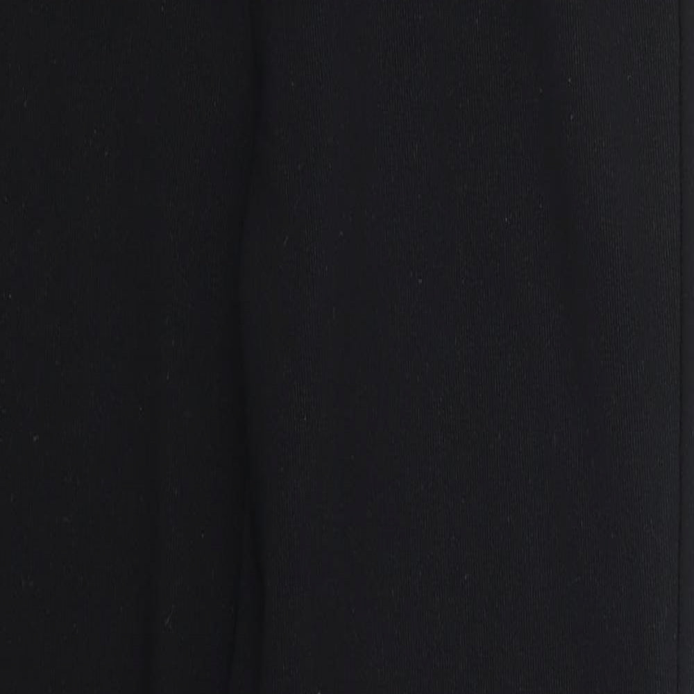 Womens UK Size 8 Preworn Regular Fit  Black Trousers