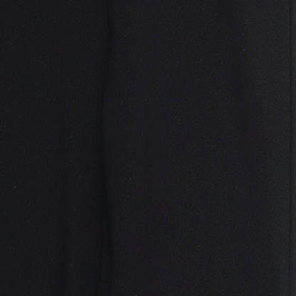 Womens UK Size 8 Preworn Regular Fit  Black Trousers