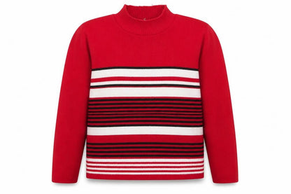 Womens UK Size L Vida Vi Red Pullover Jumper