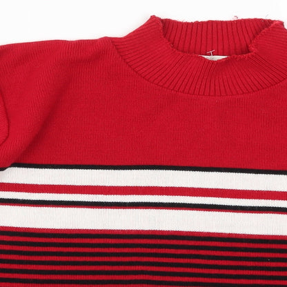 Womens UK Size L Vida Vi Red Pullover Jumper