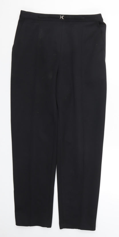 Womens UK Size 16 Marks and Spencer Regular Fit  Black Trousers