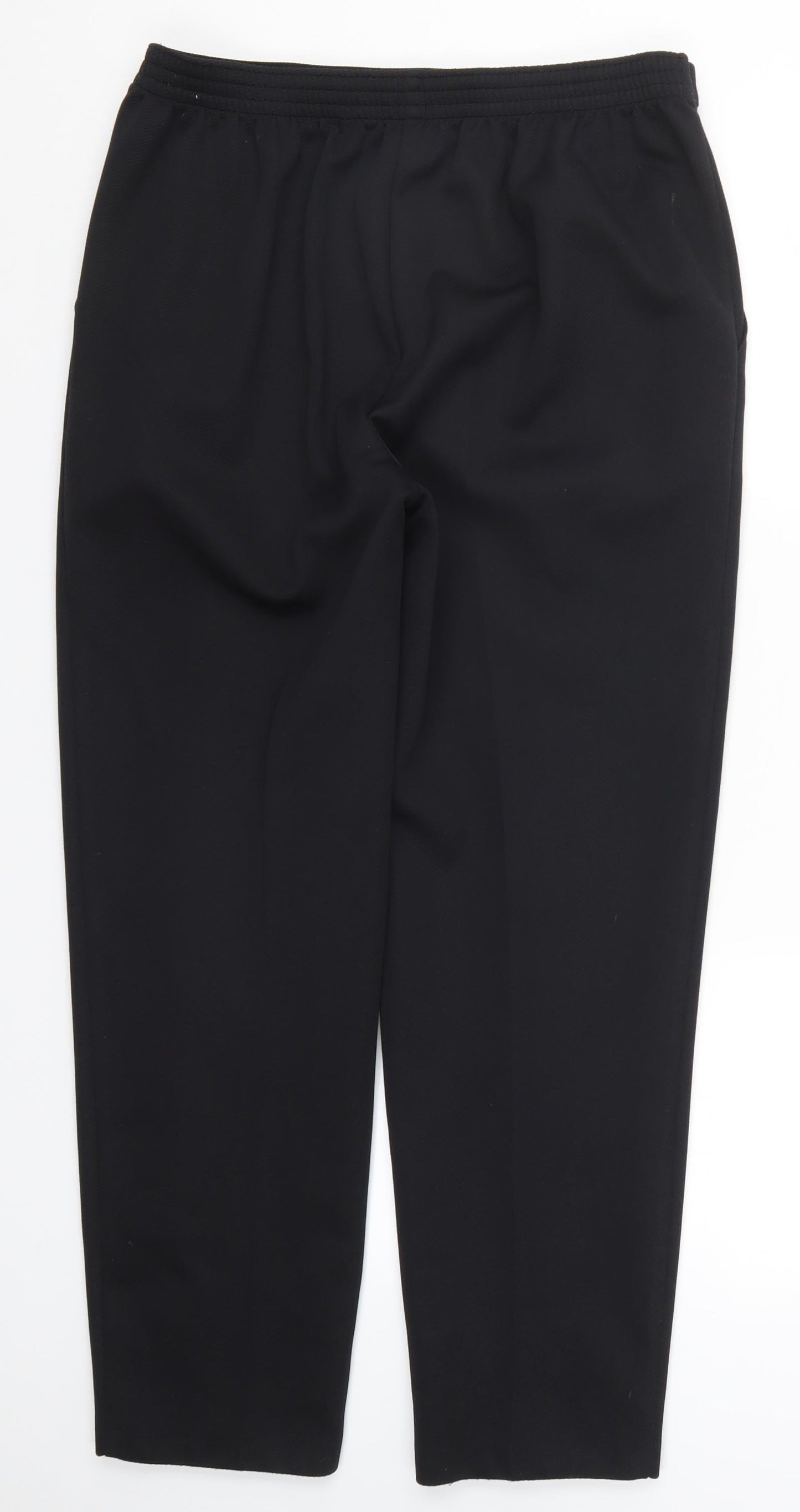 Womens UK Size 16 Marks and Spencer Regular Fit  Black Trousers