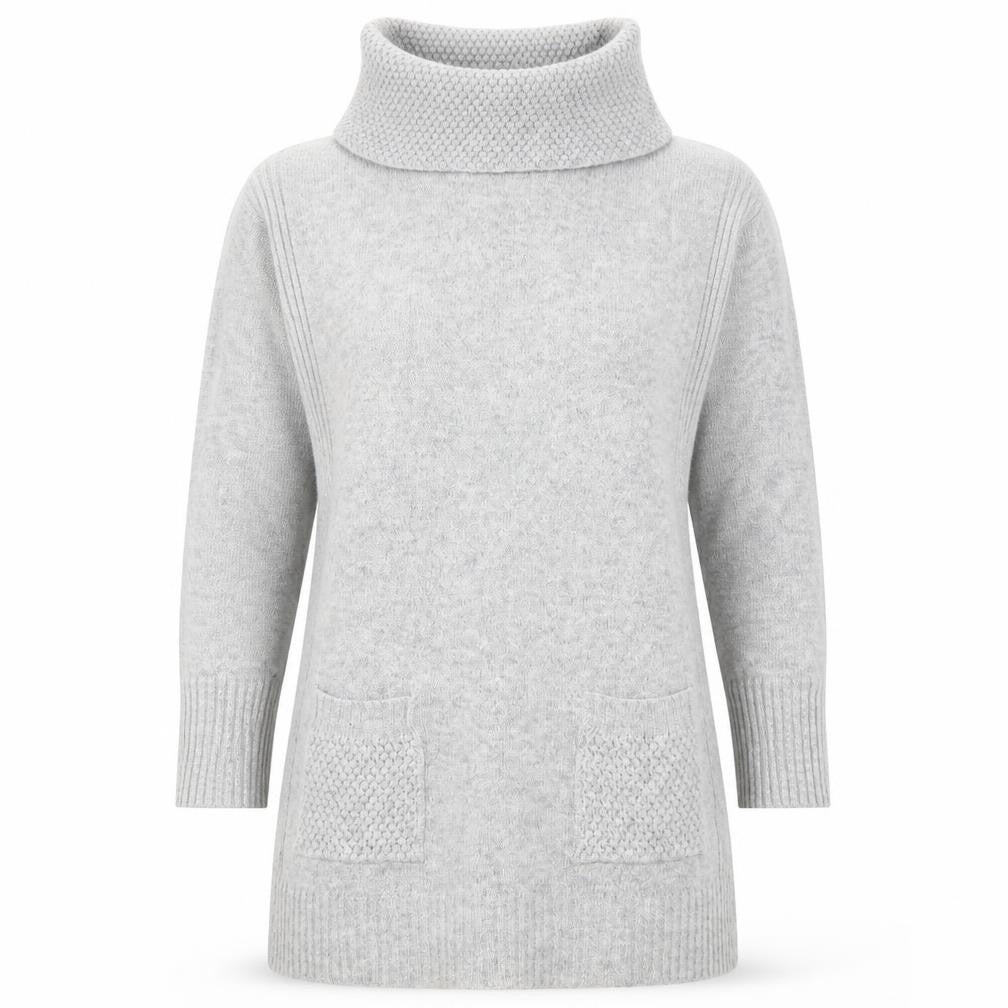 M&Co Womens Grey  Knit Pullover Jumper Size 10