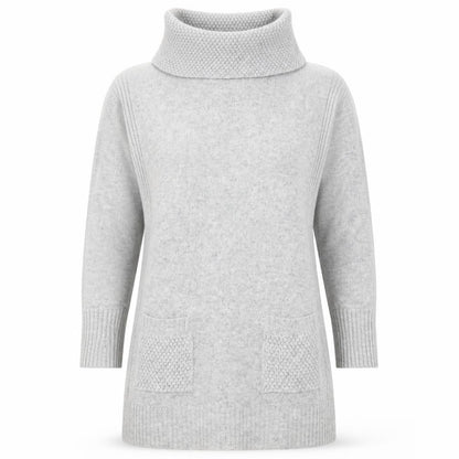 M&Co Womens Grey  Knit Pullover Jumper Size 10