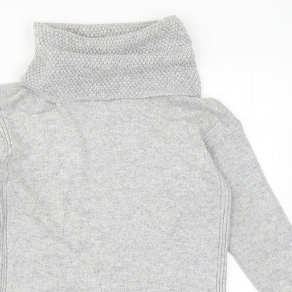 M&Co Womens Grey  Knit Pullover Jumper Size 10