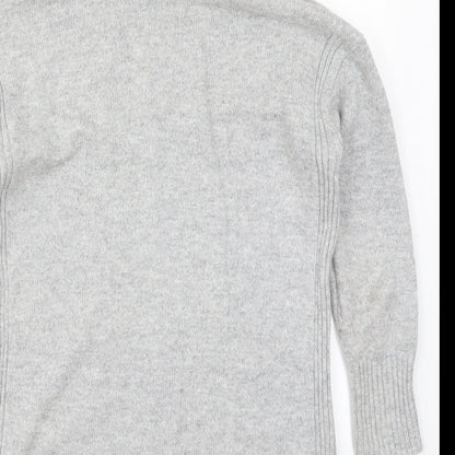 M&Co Womens Grey  Knit Pullover Jumper Size 10
