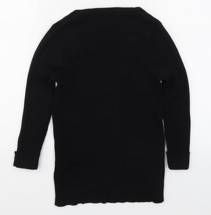 Womens UK Size 10 Marks and Spencer Black Pullover Jumper