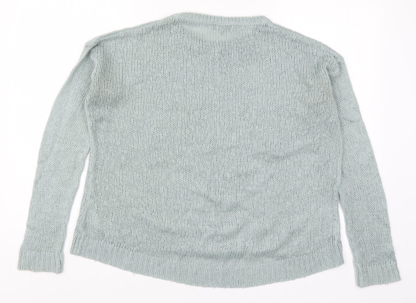 Womens UK Size S New Look Blue Pullover Jumper