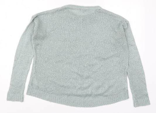 Womens UK Size S New Look Blue Pullover Jumper