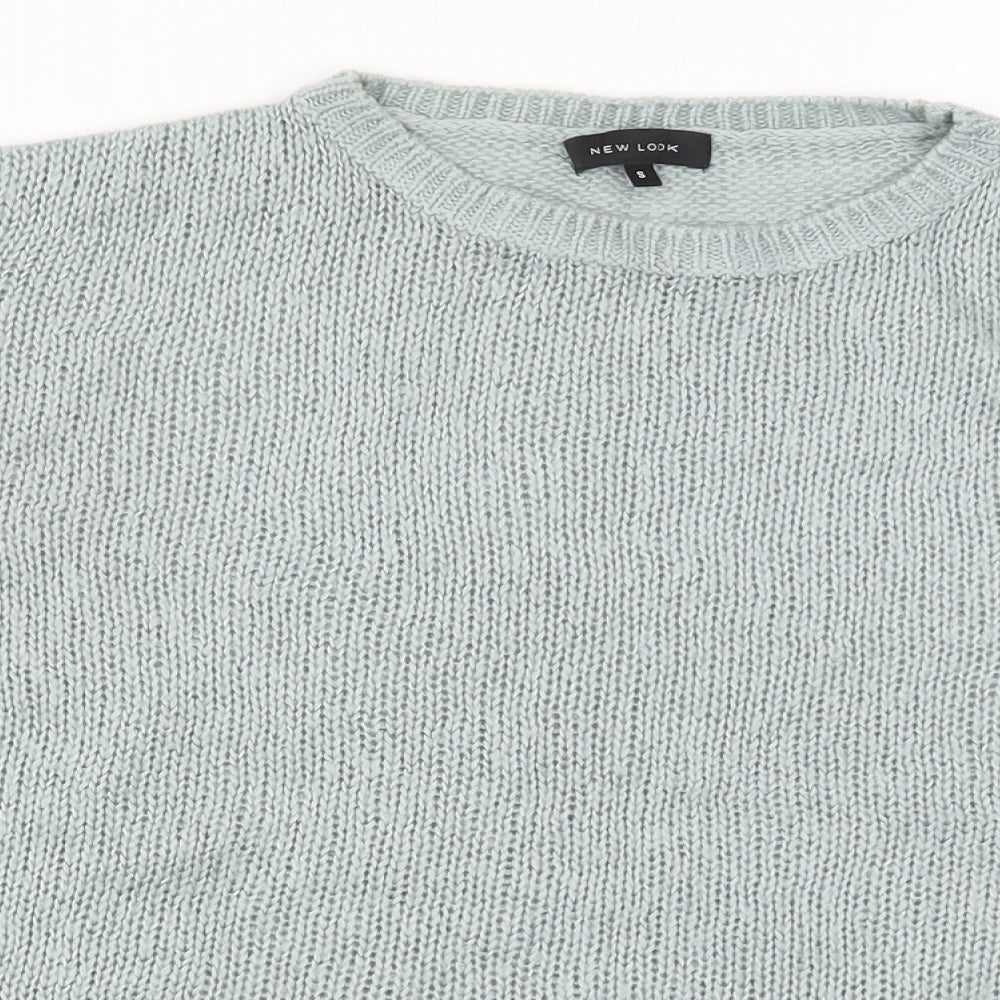 Womens UK Size S New Look Blue Pullover Jumper