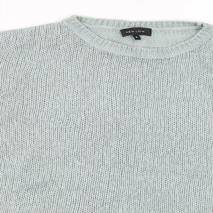 Womens UK Size S New Look Blue Pullover Jumper