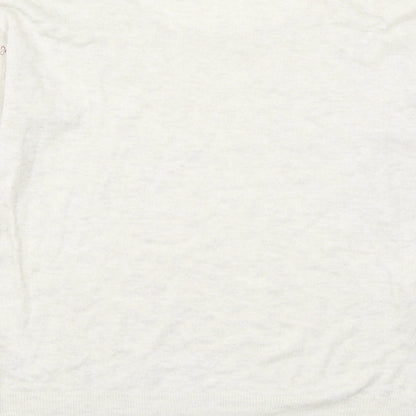 F&F Womens Beige  Knit Pullover Jumper Size 6