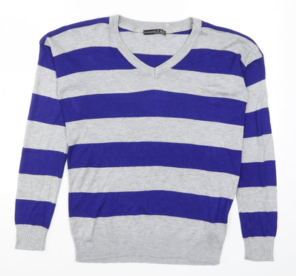 Womens UK Size 8 Atmosphere Blue Pullover Jumper