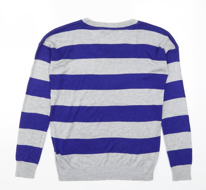 Womens UK Size 8 Atmosphere Blue Pullover Jumper