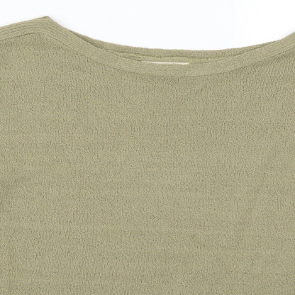 Collections Womens Green  Knit Pullover Jumper Size M
