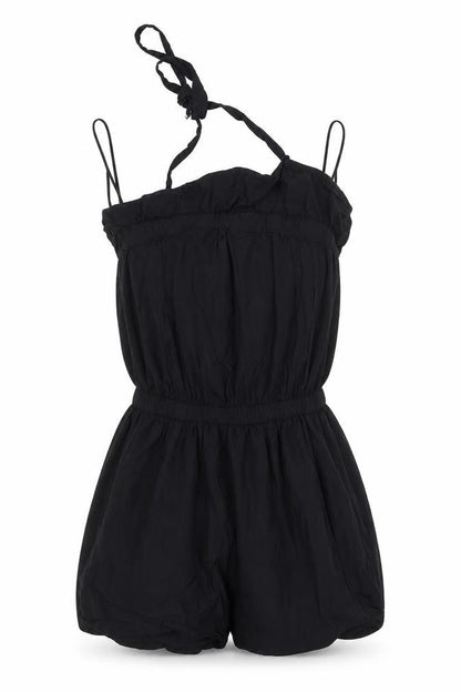 Womens UK Size XS H&M One-Piece Black Playsuit