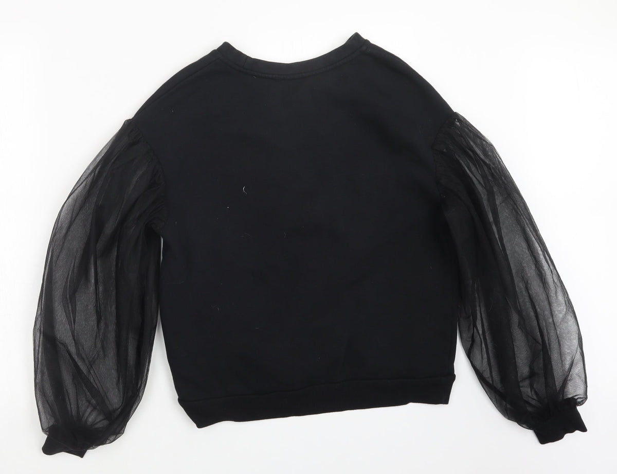 Womens UK Size S H&M Black Pullover Jumper