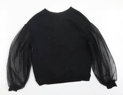 Womens UK Size S H&M Black Pullover Jumper