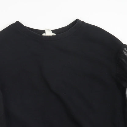 Womens UK Size S H&M Black Pullover Jumper