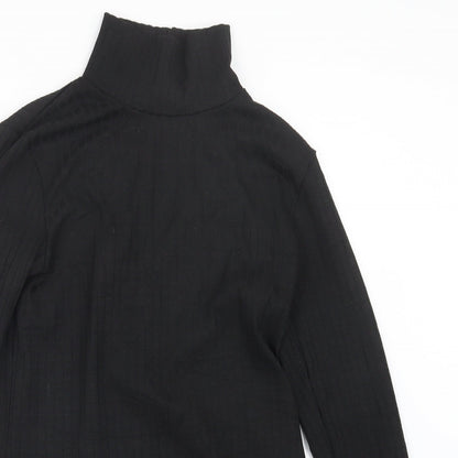 Principles Womens Black   Basic T-Shirt Size 12