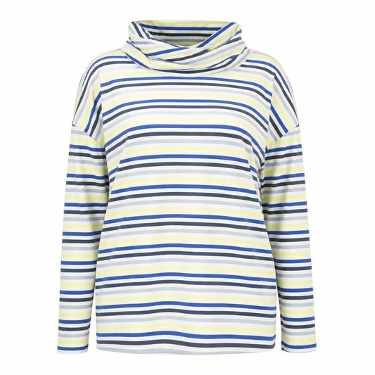 Womens UK Size S EAST Blue Basic T-Shirt