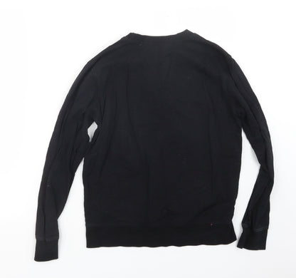 Womens UK Size M Preworn Black Pullover Jumper