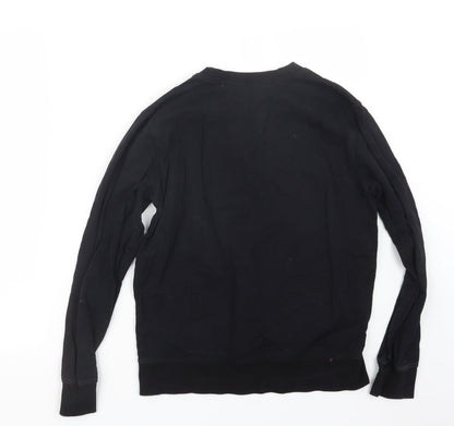 Womens UK Size M Preworn Black Pullover Jumper