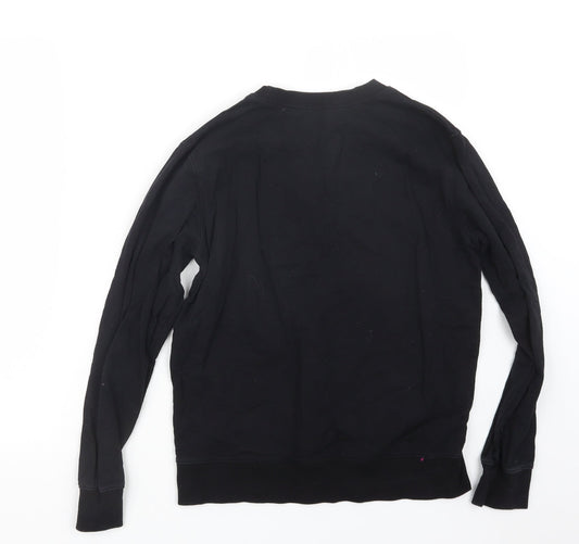 Womens UK Size M Preworn Black Pullover Jumper
