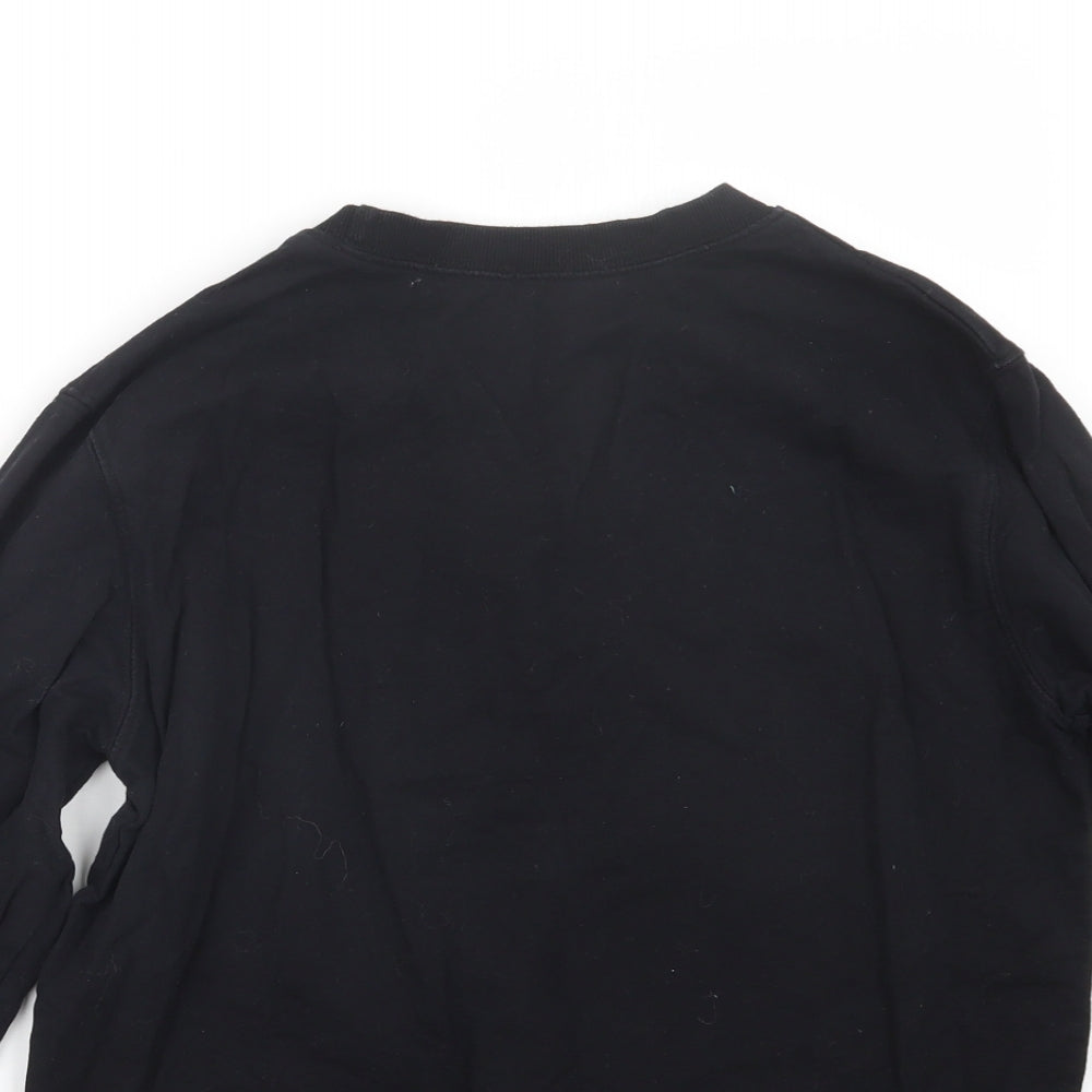 Womens UK Size M Preworn Black Pullover Jumper