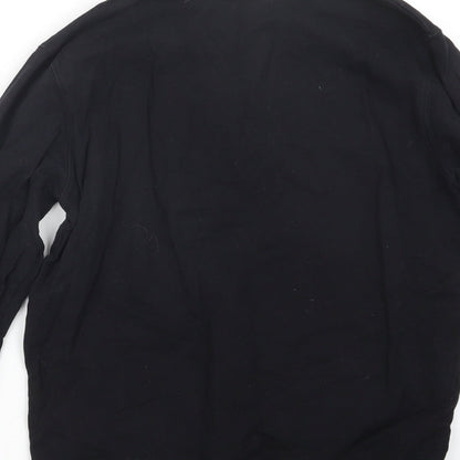Womens UK Size M Preworn Black Pullover Jumper