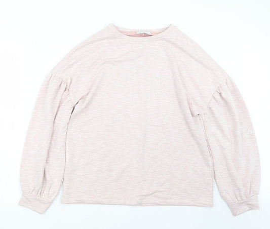 Papaya Womens Pink  Knit Pullover Jumper Size M