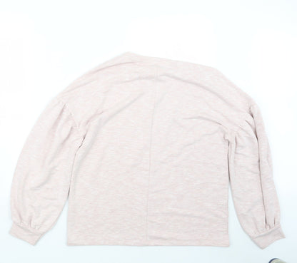 Papaya Womens Pink  Knit Pullover Jumper Size M