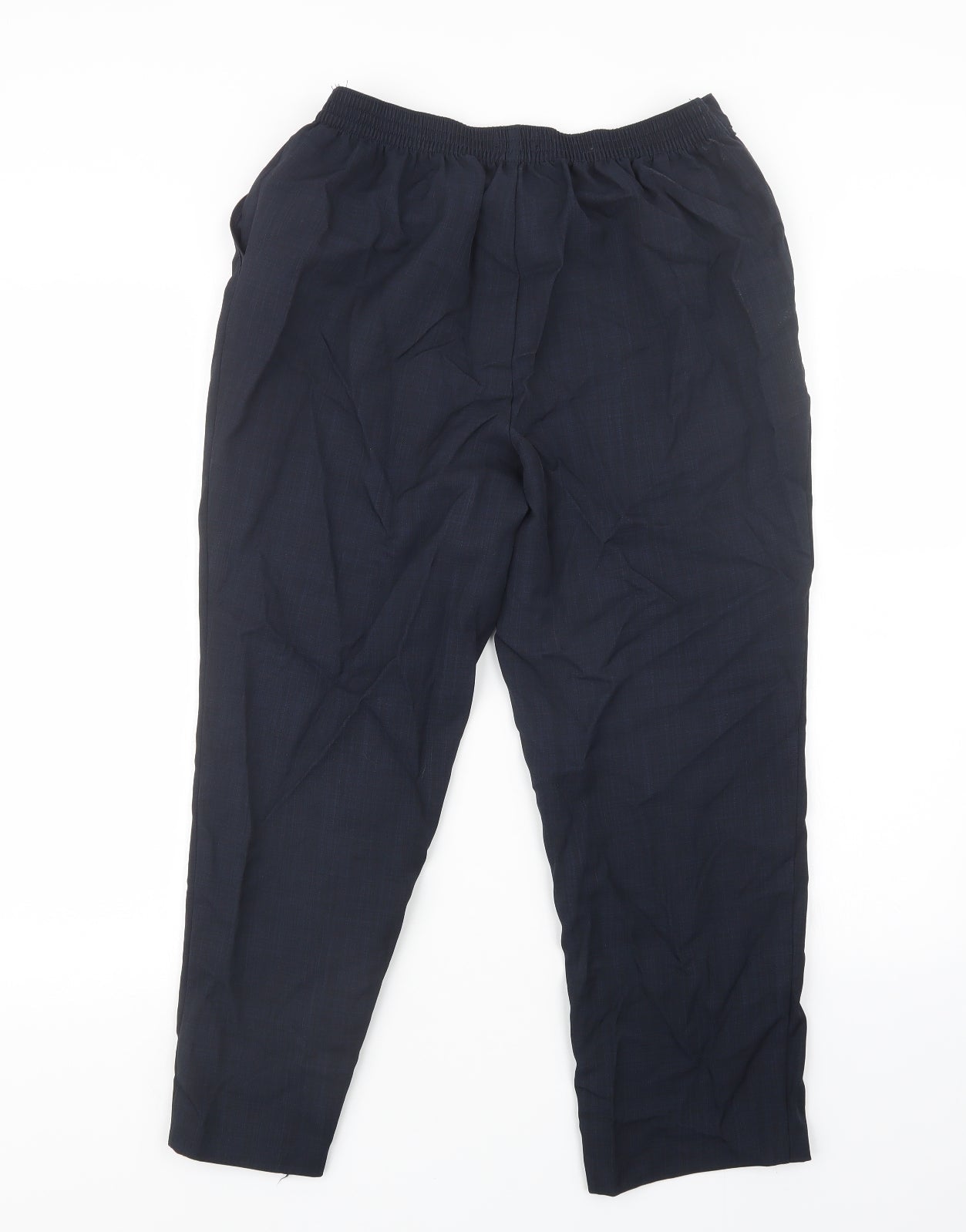 Womens UK Size 14 Marks and Spencer Regular Fit  Blue Trousers